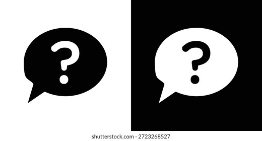 Icono de pregunta colección de diseños de doodle gráfico