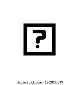 Question icon. Info button sign