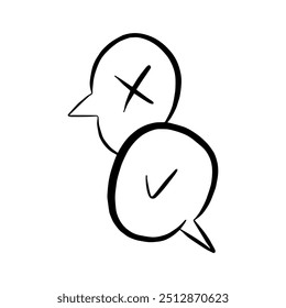 question icon lineart cartoon drawing