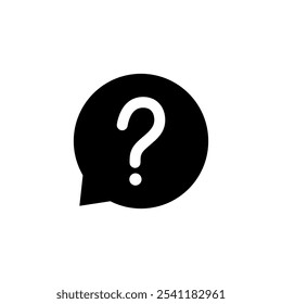 Question icon logo design. question mark sign and symbol