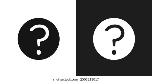 Icono de pregunta logo set Vector