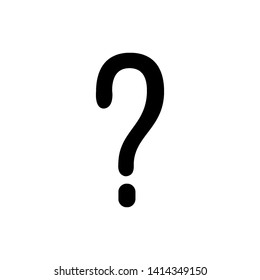 question icon logo vector design template