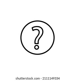 Question icon. question mark sign and symbol