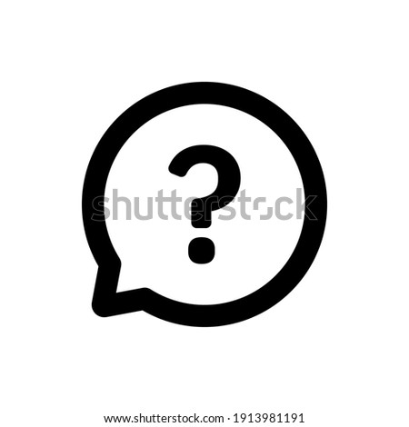 Question icon, Question mark icon symbol vector illustration.