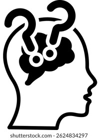 Question Icon Mixed Vector Illustration