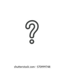 question icon. sign design