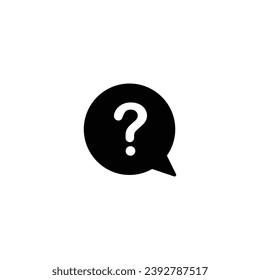 Question icon, question sign vector for web site Computer and mobile app
