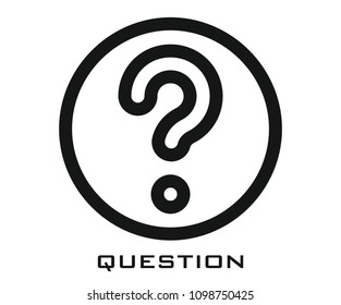 Question icon signs