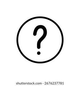 Símbolo de signo de interrogación para App y Sitios web. signo de signo de interrogación y símbolo