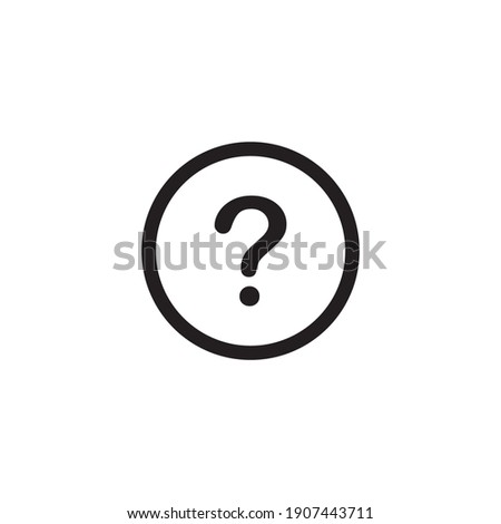 question icon symbol sign vector