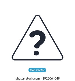 question icon. question symbol template for graphic and web design collection logo vector illustration