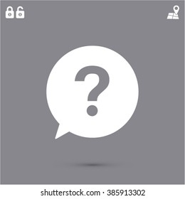 question icon vector 