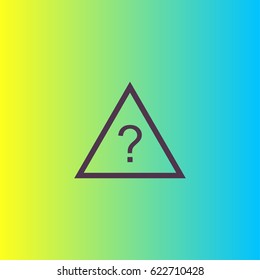 Question icon vector