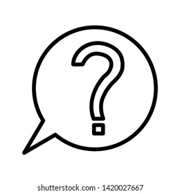 Question icon vector design template