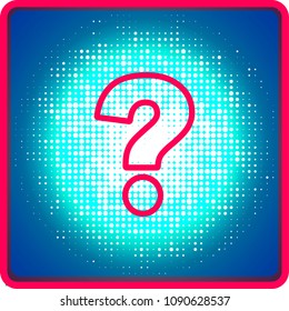 Question Icon Vector flat design style
