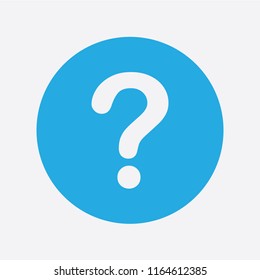 Question Icon Vector flat design style