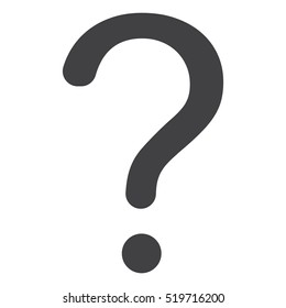 Question Icon Vector flat design style