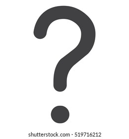 Question Icon Vector flat design style