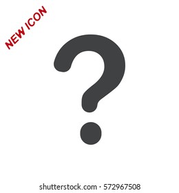 Question Icon Vector flat design style
