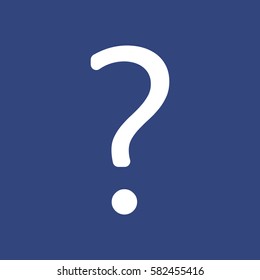 Question Icon Vector flat design style