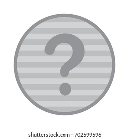 Question Icon Vector flat design style