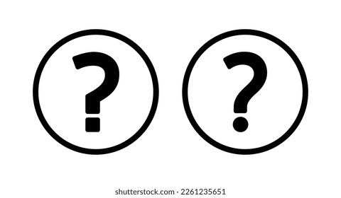 Question icon vector illustration. question mark sign and symbol