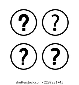 Question icon vector illustration. question mark sign and symbol