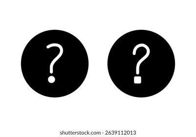 Question icon vector illustration. question mark sign and symbol