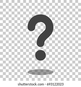question icon vector isolated