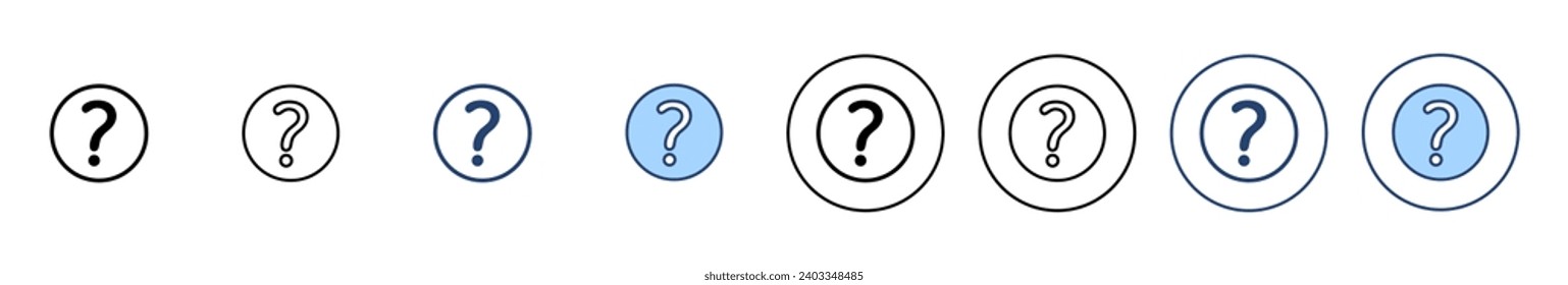 Question icon vector. question mark sign and symbol