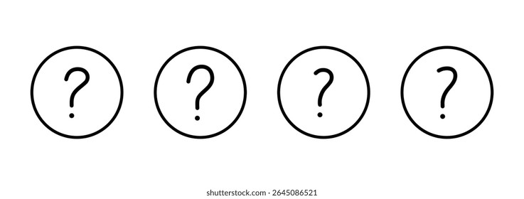 Signo y Vector del signo de interrogación