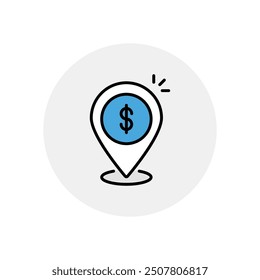 Icono de pregunta Vector ilustración de stock