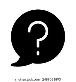 Question Icon Vector Symbol Design Illustration