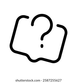 Question Icon Vector Symbol Design Illustration