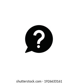 Question icon vector for web, computer and mobile app