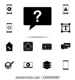 question icon. web icons universal set for web and mobile