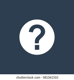 Question icon for web and mobile