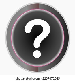 question icon. question website button,vector