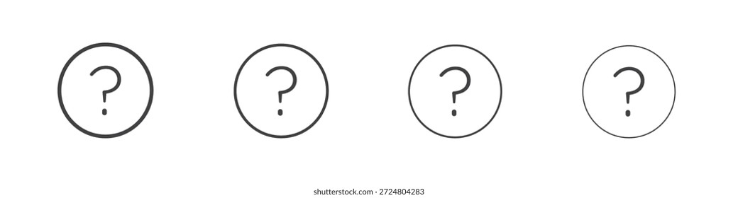 Iconos de preguntas para gráficos y Diseños web.