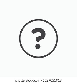 Conjunto de iconos de pregunta. Ilustración llena y de línea