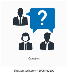 Question or interrogation  icon concept