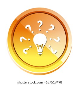 question lightbulb icon