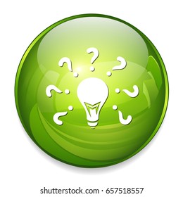 question lightbulb icon