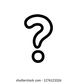 Question Line Icon