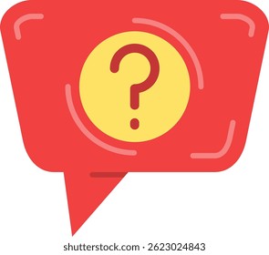 Línea de pregunta Vector Icon Design