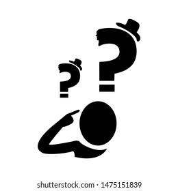 question logo illustration design template