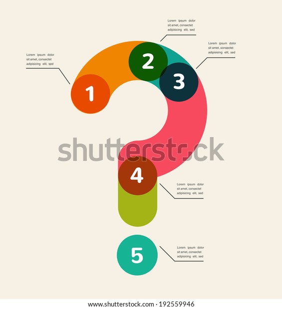 Question Mark Abstract Background Infographic Stock Vector (Royalty ...