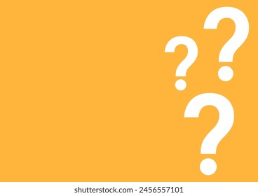 Question Mark. Question and Answer Concept. Vector Illustration. 