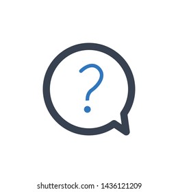 Question mark, asking, questionnaire Icon