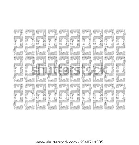 question mark background in the form of an electronic circuit. electronic question marks